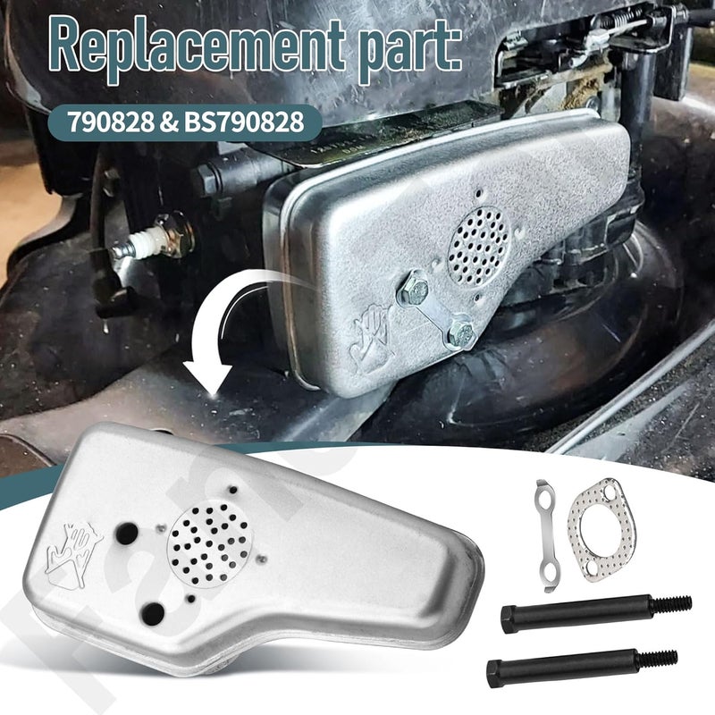 FancyTark 790828 Lawn Mower Muffler Compatible with BS Engines - Image 3